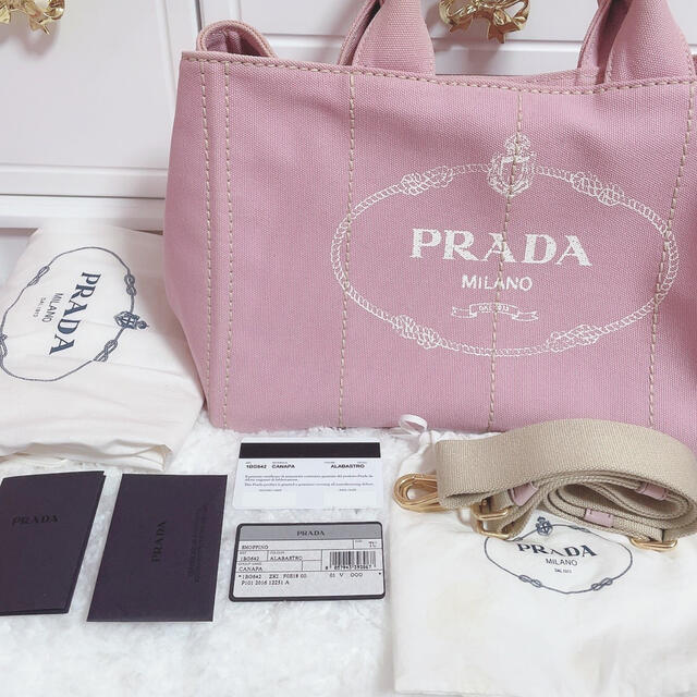 ♡PRADA カナパ Mサイズ♡ - ハンドバッグ