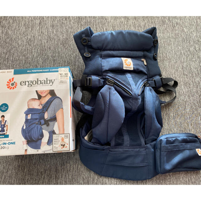 美品　ERGOBABY OMNI 360 クールエア　付属品全揃い