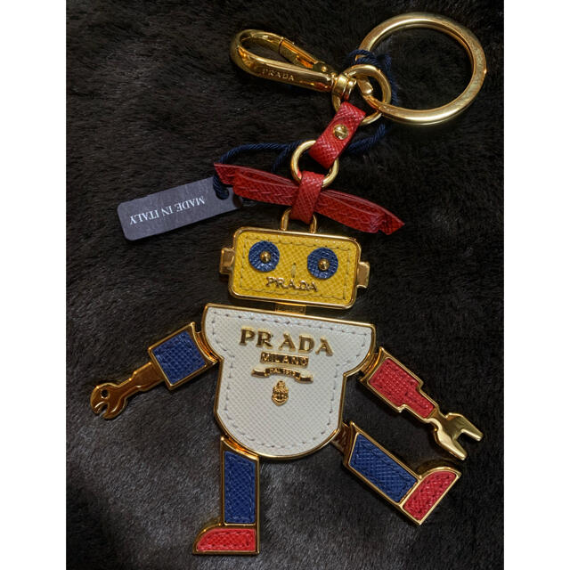 PRADA(プラダ)のプラダ ロボットキーリング Prada レディースのファッション小物(キーホルダー)の商品写真