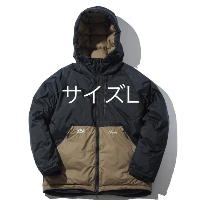 NANGA(ナンガ)のNANGA × WDS AURORA DOWN JACKET﻿ / BLACK メンズのジャケット/アウター(ダウンジャケット)の商品写真