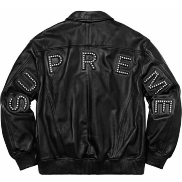 supreme leather arc jacket S レザージャケット