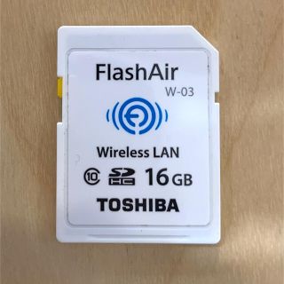 トウシバ(東芝)の東芝　TOSHIBA FLASH Air 16GB W-03(PC周辺機器)