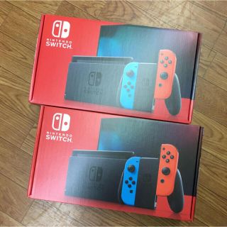 ニンテンドースイッチ(Nintendo Switch)のNintendo Switch ニンテンドー スイッチ 本体 ネオン 2台セット(家庭用ゲーム機本体)