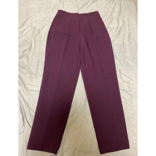 ザラ(ZARA)のZARAハイウエストパンツ(クロップドパンツ)