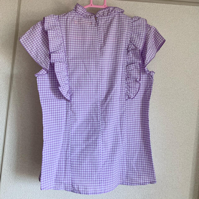 F i.n.t(フィント)のFint ギンガムチェックブラウス レディースのトップス(シャツ/ブラウス(半袖/袖なし))の商品写真
