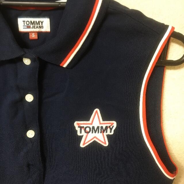 TOMMY HILFIGER(トミーヒルフィガー)の最終値下げ❗️tommyノースリーブポロシャツ✨ スポーツ/アウトドアのゴルフ(ウエア)の商品写真