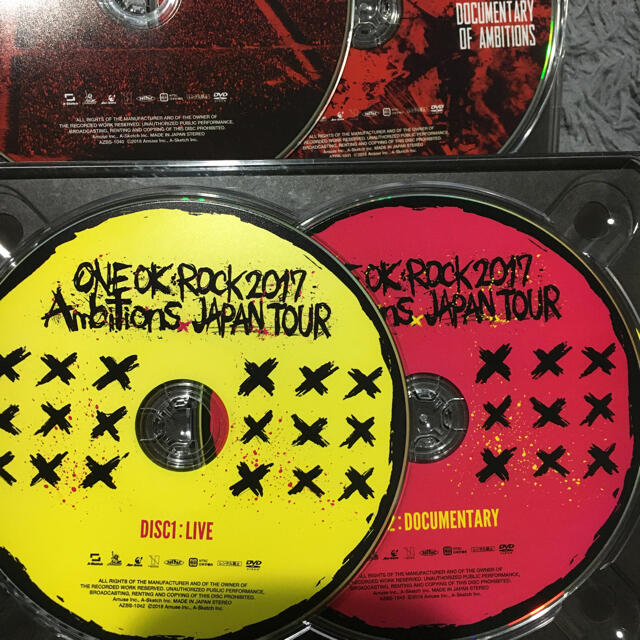 ONE OK ROCK(ワンオクロック)のONE OK ROCK Ambitions 2017 NAGISAEN DVD エンタメ/ホビーのDVD/ブルーレイ(ミュージック)の商品写真