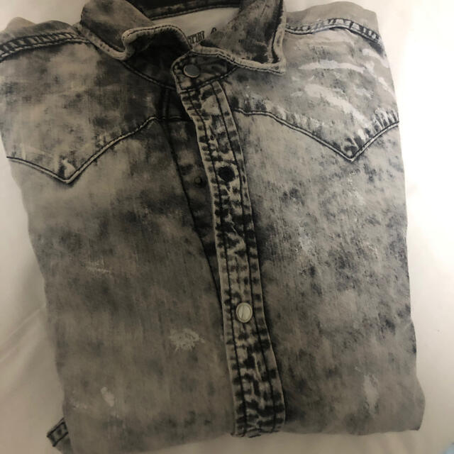 BUFFALO BOBS(バッファローボブス)のバッファローボブスのデニムシャツS〜M メンズのジャケット/アウター(Gジャン/デニムジャケット)の商品写真