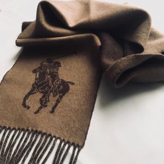 ポロラルフローレン(POLO RALPH LAUREN)のPolo Ralph Lauren ラルフローレン　マフラー　ストール　ブラウン(マフラー/ショール)