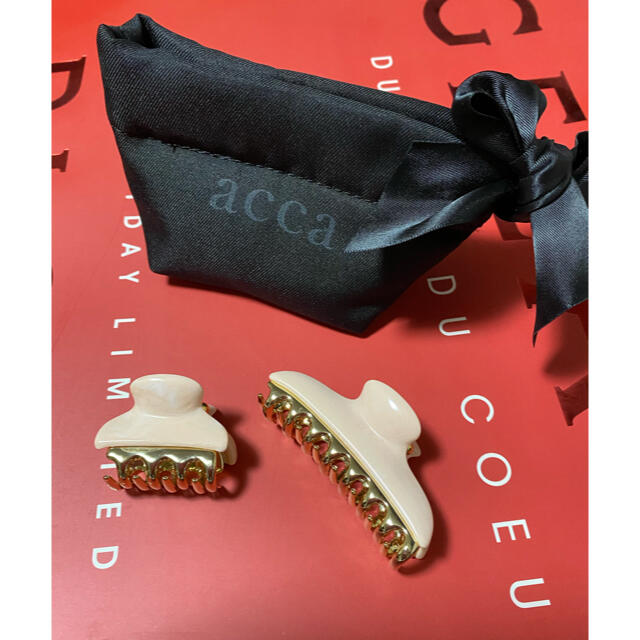acca(アッカ)のacca クリップセット　新品 レディースのヘアアクセサリー(バレッタ/ヘアクリップ)の商品写真