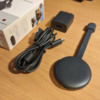 グーグル(Google)のChromecast 第3世代 (映像用ケーブル)