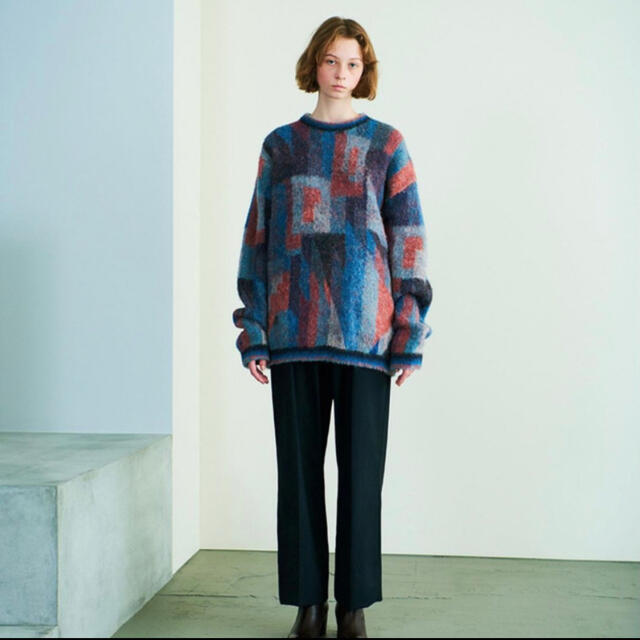 SUNSEA(サンシー)のYOKE 20aw PAUL JACQUARD CREW NECK メンズのトップス(ニット/セーター)の商品写真