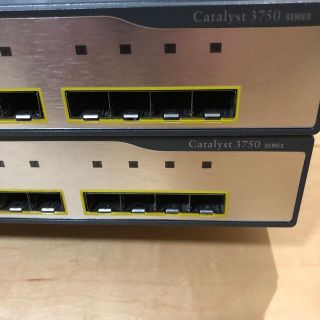 【CCNA、CCNP】2台CISCO Catalyst 3750おまけ