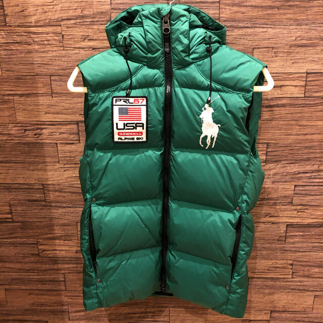 POLO RALPH LAUREN(ポロラルフローレン)の美品 Ralph Lauren ダウンベスト ビッグポニー メンズのジャケット/アウター(ダウンベスト)の商品写真