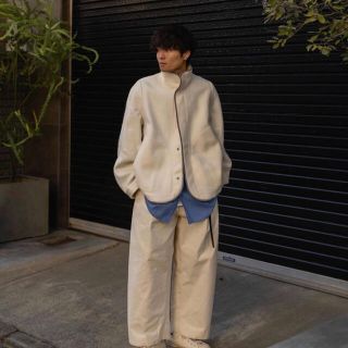 カラー(kolor)の3MAN　BLANKET JACKET　Cream(テーラードジャケット)