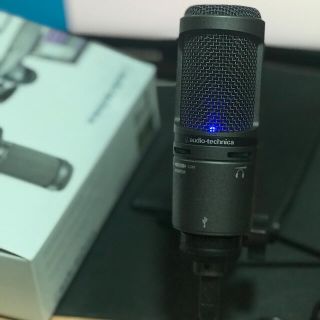 オーディオテクニカ(audio-technica)の値下中audio−technica AT2020USB+ 歌ってみた　生配信に♪(マイク)