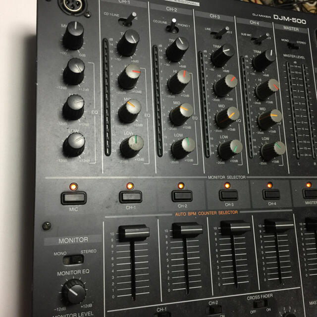 pioneer djm500 ミキサー 楽器のDJ機器(DJミキサー)の商品写真