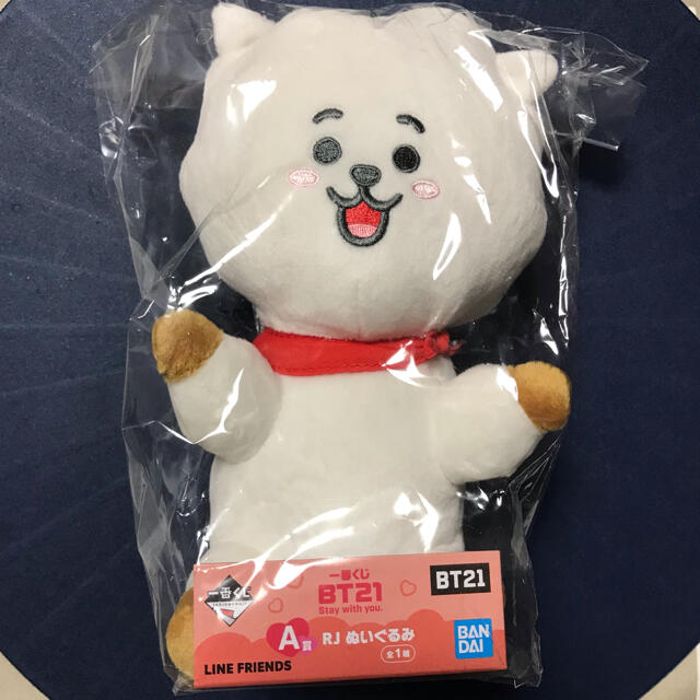 防弾少年団(BTS)(ボウダンショウネンダン)のBT21 一番くじ　A賞RJ めいぐるみ エンタメ/ホビーのタレントグッズ(アイドルグッズ)の商品写真