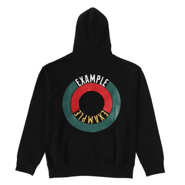 EXAMPLE X'MAS ROUND LOGO HOODIE XL