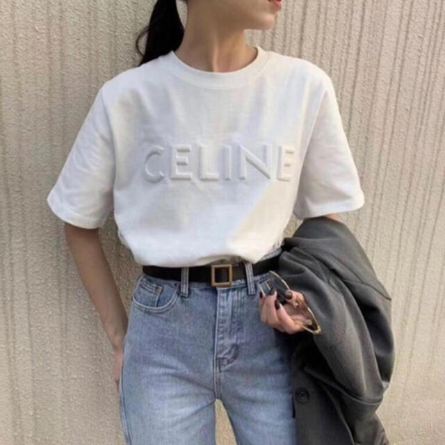 訳あり❗️正規品❗️ セリーヌ　CELINE  トップス　Tシャツ　　半袖Tシャツ