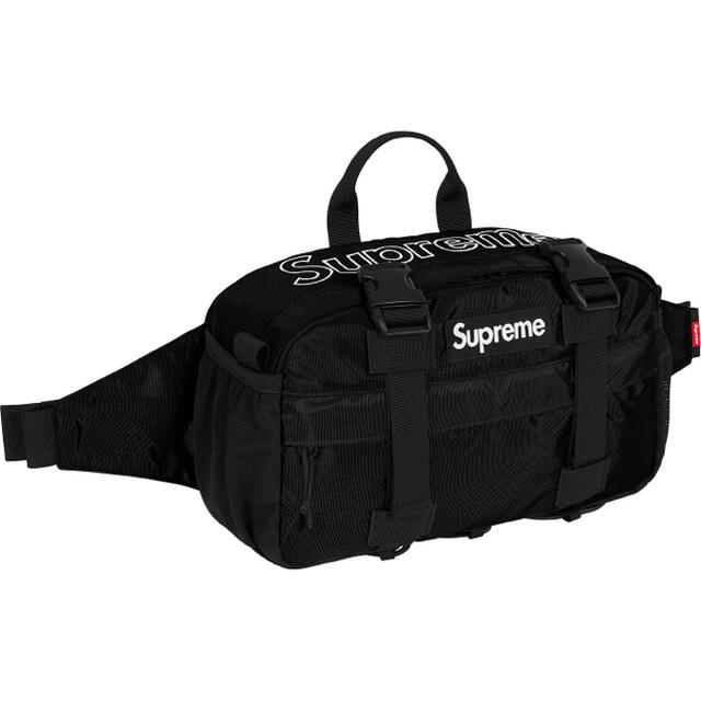 Supreme(シュプリーム)の新品 19AW Waist Bag Black シュプリーム　ウエストバック メンズのバッグ(ウエストポーチ)の商品写真