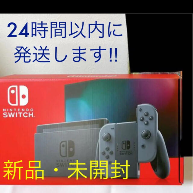 新品 Nintendo Switch グレー スイッチ 本体-