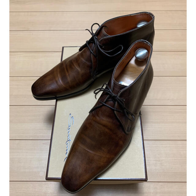 Santoni(サントーニ)の美品　サントーニ　チャツカブーツ　サイズ　5 1/2 メンズの靴/シューズ(ドレス/ビジネス)の商品写真