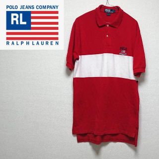 ポロラルフローレン(POLO RALPH LAUREN)のポロラルフローレン 星条旗ロゴ  ポロシャツ(ポロシャツ)