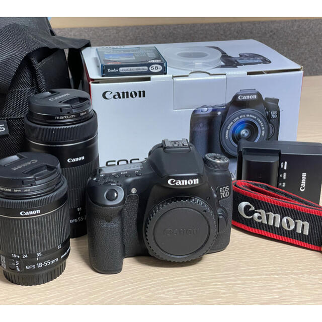 CANON EOS 70D ダブルレンズキット一式 | dondiegosanta.com