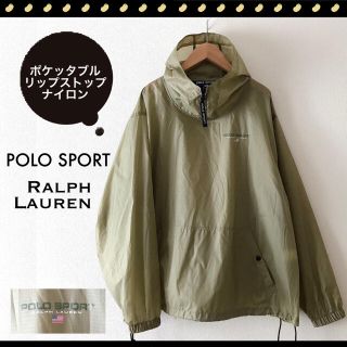 POLO RALPH LAUREN(ナイロンジャケット ・ グリーン・カーキ POLO RALPH LAUREN(ナイロンジャケット ・ グリーン・カーキ