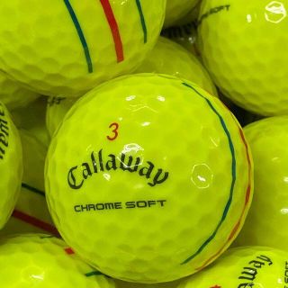 キャロウェイ(Callaway)のロストボールキャロウェイ クロムソフト 2020トリプルトラックイエロー20AB(その他)