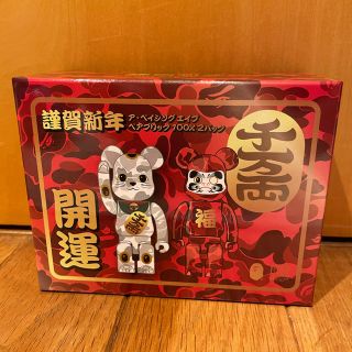 アベイシングエイプ(A BATHING APE)のNEW YEAR BE@RBRICK BAPE 招き猫 & 達磨 100% (その他)