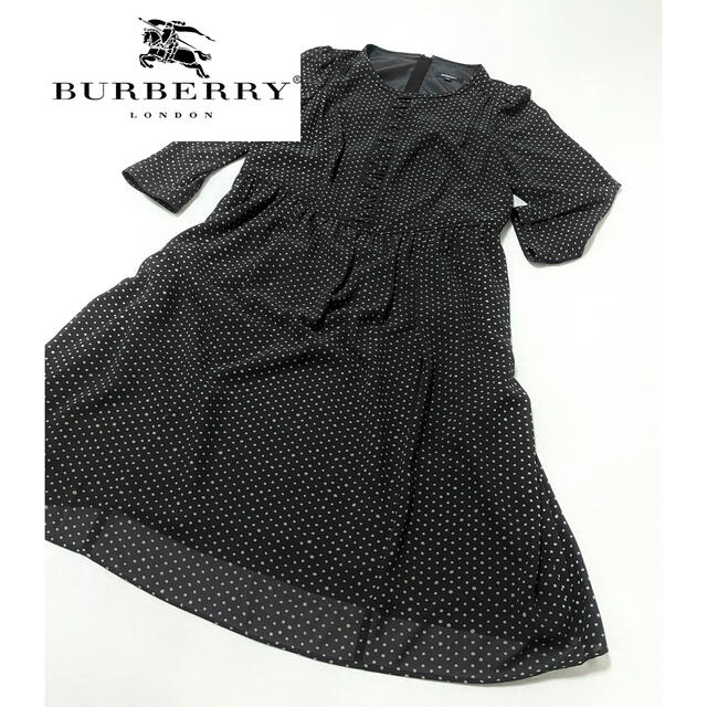 Burberry Burberry ドット柄 London ロンドン バーバリー ドット柄 ロンドン レディース ワンピース Burberry Burberry ドット柄 London ロンドン バーバリー ドット柄 ロンドン レディース ワンピース