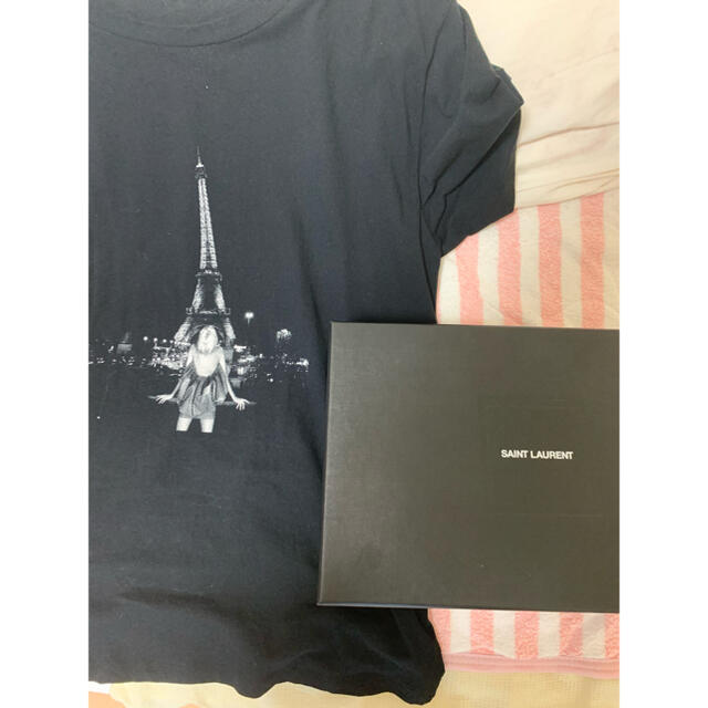 Saint Laurent - Saint Laurent パリ Tシャツの通販 by きらら｜サンローランならラクマ 再入荷低価