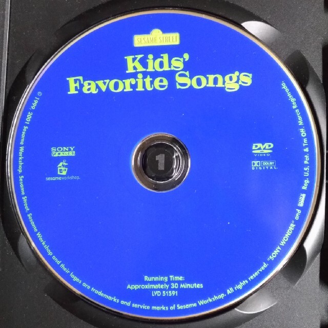 SESAME STREET(セサミストリート)のSESAME STREET -DVD- Kids' Favorite songs エンタメ/ホビーのDVD/ブルーレイ(キッズ/ファミリー)の商品写真