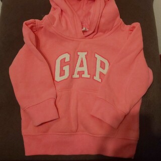 ベビーギャップ(babyGAP)のGap 蛍光色　パーカー　18-24m　80cm(ジャケット/上着)