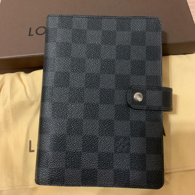 Shop Louis Vuitton Medium Ring Agenda Cover (R20242, R20240