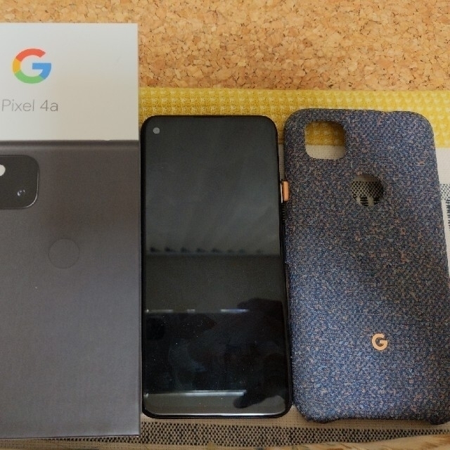 Google pixel 4a 本体+ケーススマートフォン/携帯電話