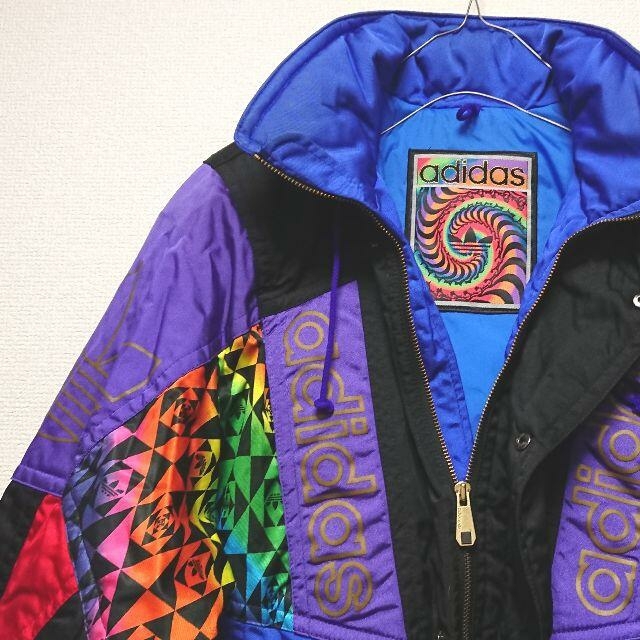 adidas デサント アディダス ナイロン ジャケット 90s レア