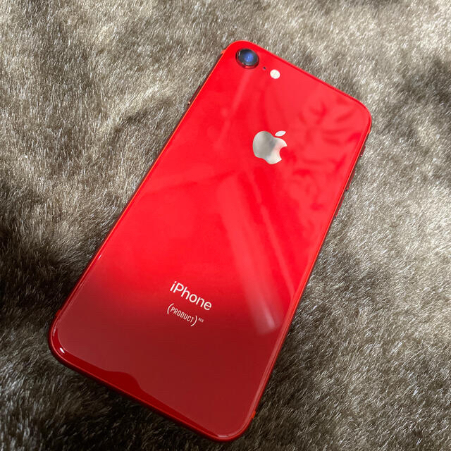 美品　iPhone 8 本体　赤