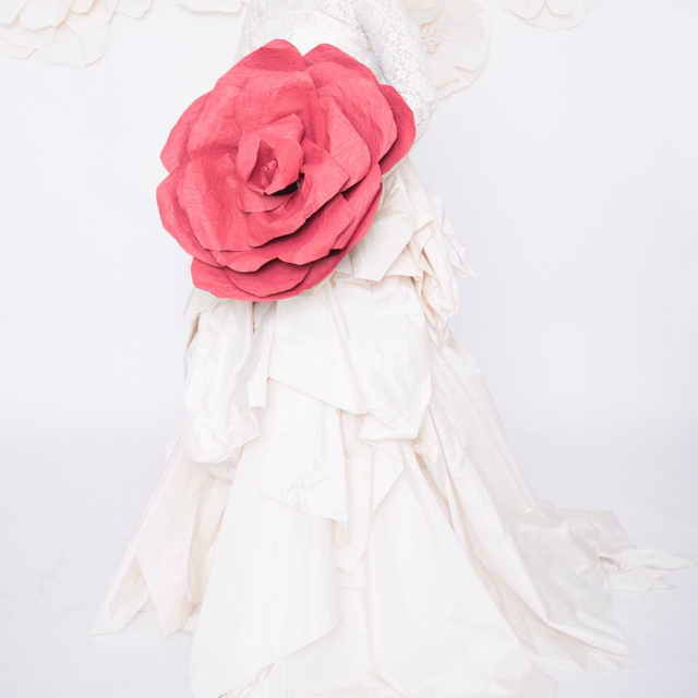 アイボリーウエディングドレス レディースのフォーマル/ドレス(ウェディングドレス)の商品写真