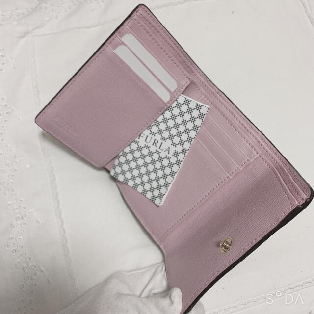 Furla(フルラ)の【美品】フルラ　三つ折り財布　ピンク レディースのファッション小物(財布)の商品写真