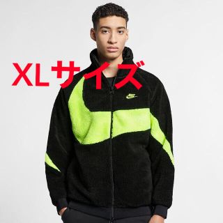 ナイキ(NIKE)のナイキ　ボアジャケット　メンズ フルジップ スウッシュ ジャケット ＸＬ(ブルゾン)