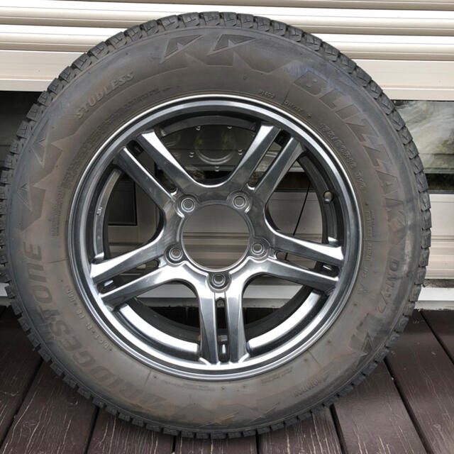 自動車BLIZZAK 175/80 R16 4本 ジムニー JB23 純正ホイール付