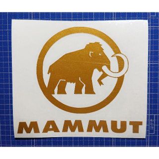 マムート(Mammut)のカッティングシート加工（ゴールド）(登山用品)