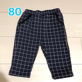 イオン(AEON)の80裏起毛☆厚手チェック柄パンツ(パンツ)