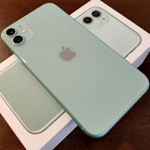 iphone11 64GB 本体 グリーン simフリー 美品 アイフォン11 贅沢品