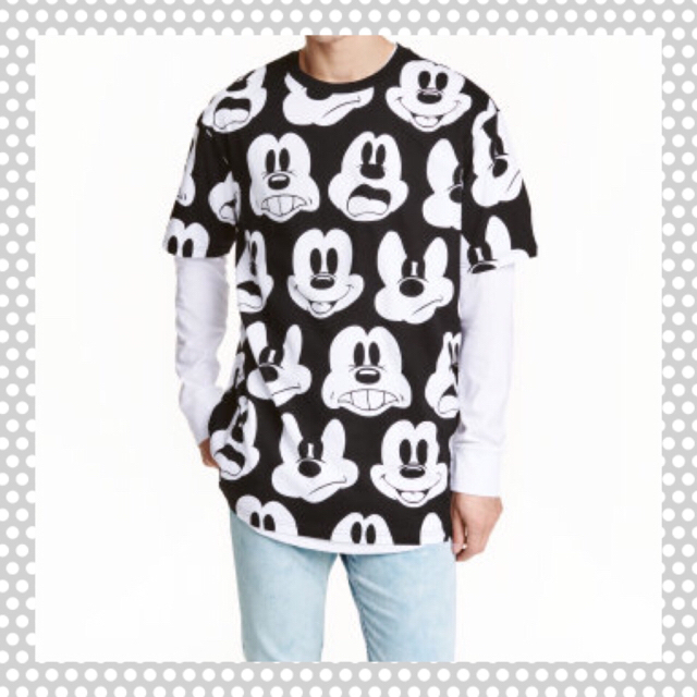 H&M(エイチアンドエム)の[新品]H&M直輸入ミッキーTシャツ メンズのトップス(Tシャツ/カットソー(半袖/袖なし))の商品写真