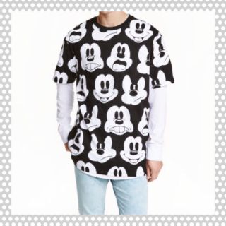 エイチアンドエム(H&M)の[新品]H&M直輸入ミッキーTシャツ(Tシャツ/カットソー(半袖/袖なし))