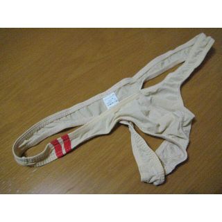 メンズ　Tバック　ベージュ　サイズ　M　新品未使用保管商品(その他)